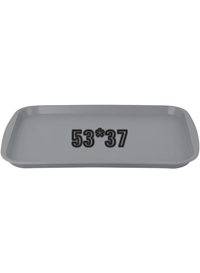 favilla Rectangular serving tray, durable plastic, for serving food and drinks, for kitchen and home, multiple colors (37*53) - Image 1